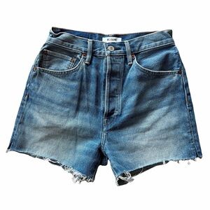 RE/DONE high-rise cutoff shorts